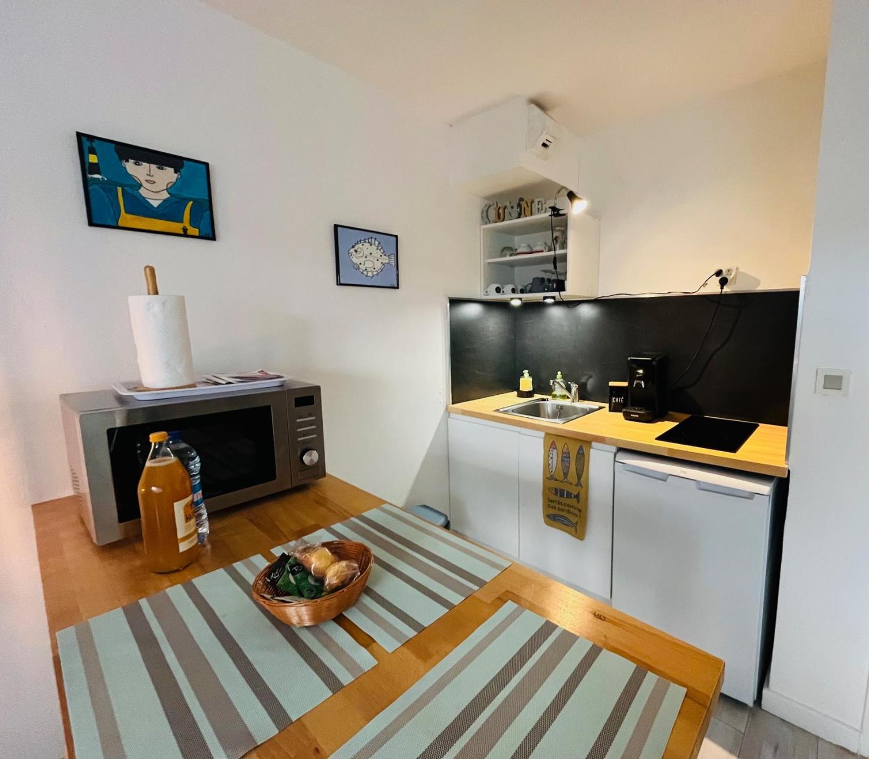 Au Bord De L'Eau Apartment Concarneau Luaran gambar